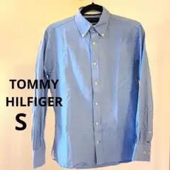 美品⭐TOMMY HILFIGER トミーヒルフィガーブルーボタンダウンシャツ