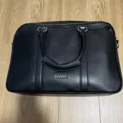 COACH ブラック ビジネスバッグ