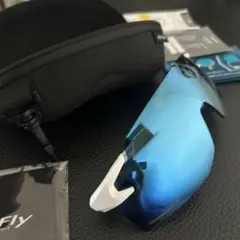 airFly スポーツサングラス 青