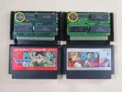 電池交換済 セーブok ドラゴンクエストIII 3 IV 4 ファミコン