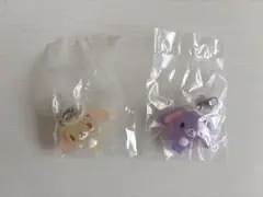 シュガーバニーズ めじるしキーホルダー はなうさ ブルーベリーうさ ガチャガチャ