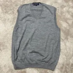 Brooks Brothers グレー ノースリーブベスト Lサイズ