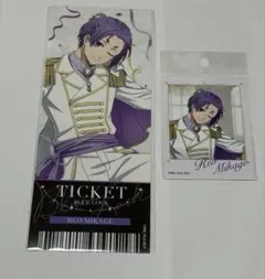 ブルーロック　duel チケット風カード　ステッカー　御影玲王
