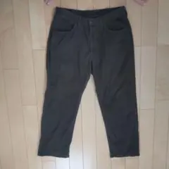 Wrangler ダークブラウン ストレートレッグパンツ