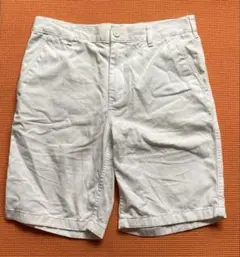 GUホワイトショートパンツ コットン素材