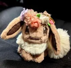イーブイ ぬいぐるみ 花冠付き