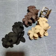 フラワーデザイン ヘアクリップ 4個セット