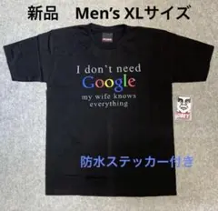 新品 グーグルデザインTシャツ XLサイズ パロディ Google おもしろT