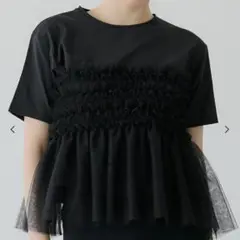 シルキータッチチュール ドッキングTシャツ コカ　coca