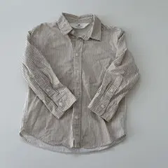 H&M ストライプシャツ 2-3y