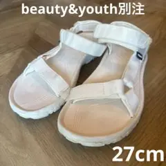 美品 TEVA サンダル ビューティーアンドユース 別注 白 ホワイト
