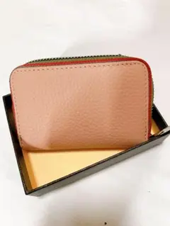 【新品】ピンク レザー カードケース