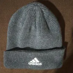 adidas ニット帽 フリーサイズ ダークグレー