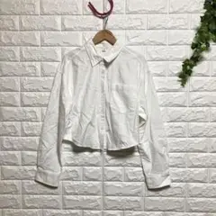 【ジーユー】（M）オックスフォードショートシャツ