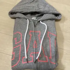 GAP グレー フルジップパーカー