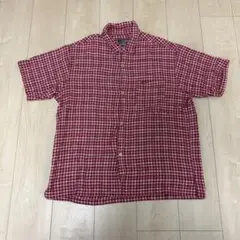 【ヴィンテージ】90〜00s オニール ボックス 半袖シャツ チェック L 赤
