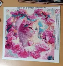 ダイヤモンドアート完成品❤値段交渉可