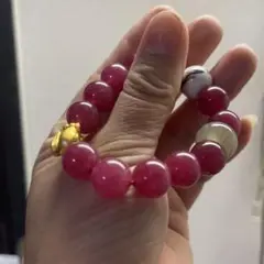 高級品草莓晶ブレスレット12mm