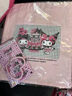My Melody & Kuromi トートバッグとスマホストラップセット
