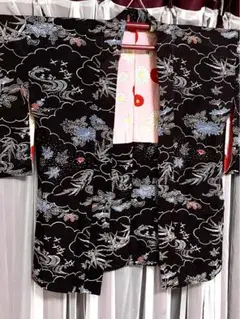 アンティーク中羽織(黒)