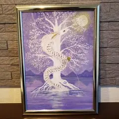 No.257 原画 絵画 龍神様 開運絵画 龍神絵画