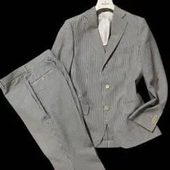 havana by marzotto シアサッカー スーツ セットアップ 伊製