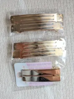 【新品】バレッタ ヘアクリップ 金具