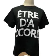 美品　le chanter(ルシャンテ)　ロゴ　Tシャツ　F BLACK　998