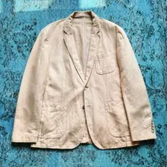 80s 90s "DEVRED" linen blazer FRANCE
