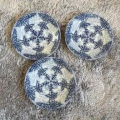 青と白の模様 陶磁器皿