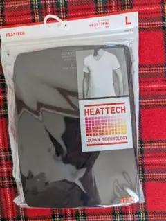 UNIQLO　ヒートテック　VネックT（半袖） Lサイズ 黒