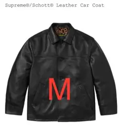 Supreme/Schott Leather Car Coat M ブラック 1313533_00.png.png