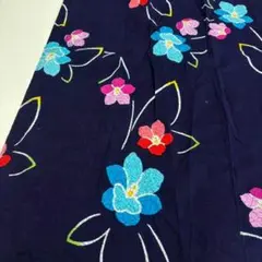 浴衣 夏着物 本染 両面染 注染 コーマ 裄68.5 夏物 着物 T-8727