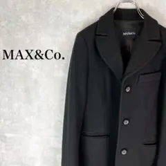 MAXu0026Co コート 羊毛 黒 高級