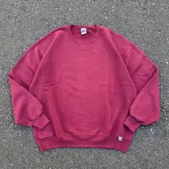 90s RUSSELL ATHLETIC プレーンスウェット フェード 前V
