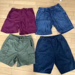 【中古】ユニクロ_GAP 半ズボン 4色セット XS_S_160