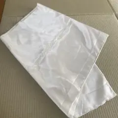ホワイトサテン生地