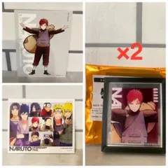 NARUTO ベースヤード フレームマグネット ミラー 2点 我愛羅 特典1
