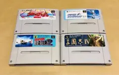 【スーパーファミコンソフト4本セット・任天堂・ファミコン】kyo
