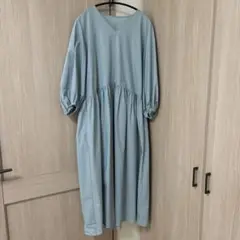 【美品】イッツインターナショナル　ワンピース　ブルー
