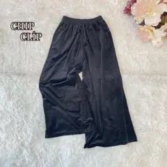 ⚫︎CHIP CLİP コーデュロイワイドパンツ（M）ウエストゴム