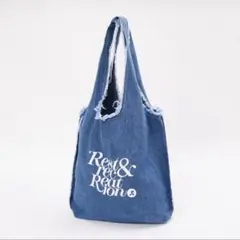 Rest&Recreation デニム トートバッグ ロゴ入り