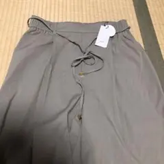 タグ付き✨AuieF パンツ　ライトカーキ