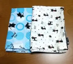 猫柄枕カバー 黒猫 まくらカバー ２枚セット