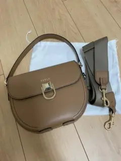 フルラ ショルダーバッグ ハンドバッグ キャメル