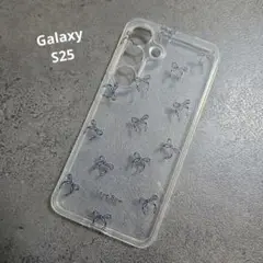 Galaxy S25 ケース　カバー　リボン