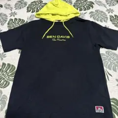 BEN DAVIS ☆フード付きTシャツ☆ ブラック☆sizeM