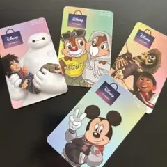 ディズニー ザ マーケット 日本橋三越 限定 ノベルティ カード 4枚セット