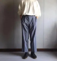 テーパードワイドパンツ　古着