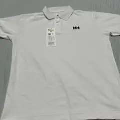 【新品タグ付き】HH ポロシャツ ホワイト Lサイズ